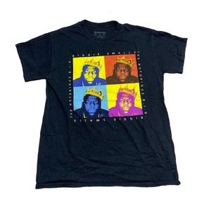 Biggie Smalls Graphic Music Tee Thrifted Vintage Style Size M